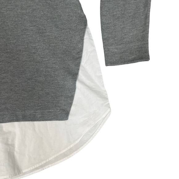 Loft mock neck two tone double‎ layered shirt sz XS - Picture 2 of 7